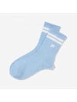 韓國FILA F Logo Long Socks (天藍色)